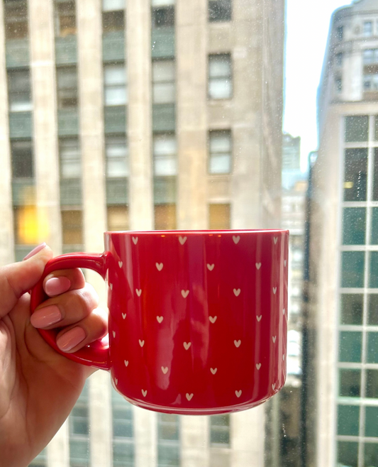 Red & White Hearts