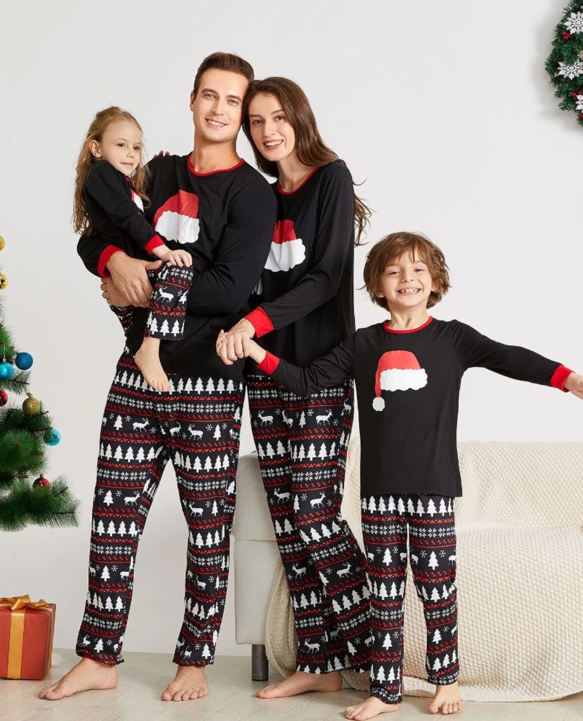 Santa’s Hat Matching PJ