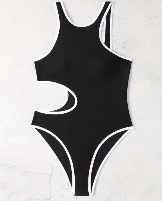 Black & White Swimsuit